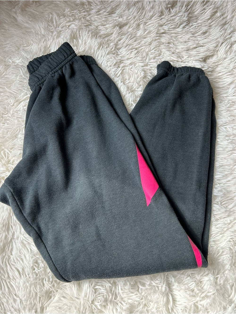 Aviator nation Grey with Pink Accent Sweatpants jogger size xs - Picture 7 of 11